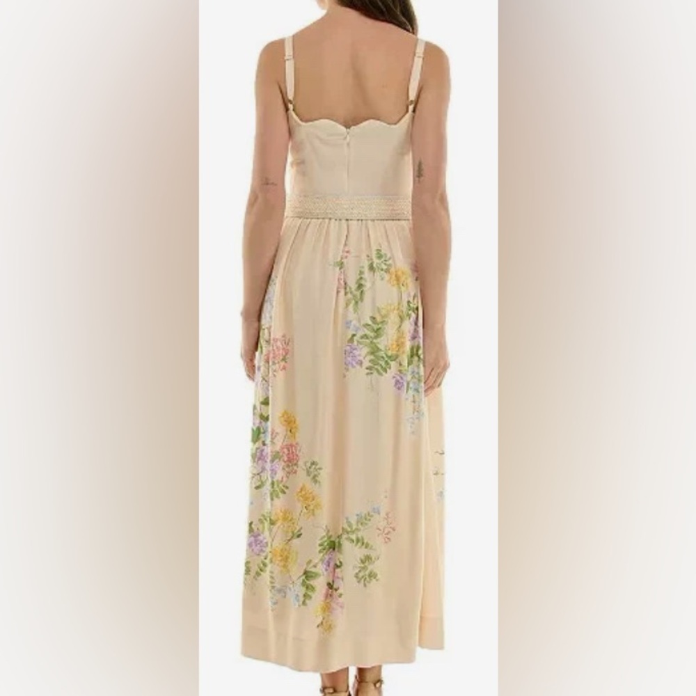 Taylor Cream Floral-Print Belted Fit & Flare Maxi
Dress: Size 8 - Picture 5 of 8